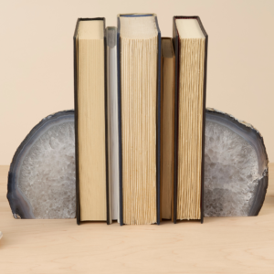 Natural Agate Bookends  |  Shoppe Geo