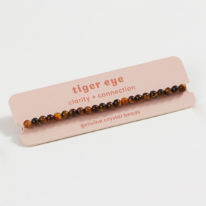Mini Crystal Bracelet: Tiger Eye | Shoppe Geo