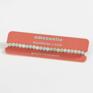 Mini Crystal Bracelet: Amazonite | Shoppe Geo