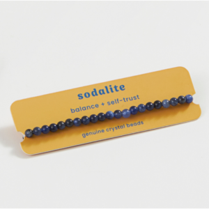Mini Crystal Bracelet: Sodalite | Shoppe Geo