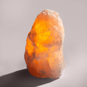 Love Rose Quartz Crystal Lamp | Shoppe Geo