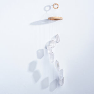 Clear Quartz Wind Moblie | Shoppe Geo