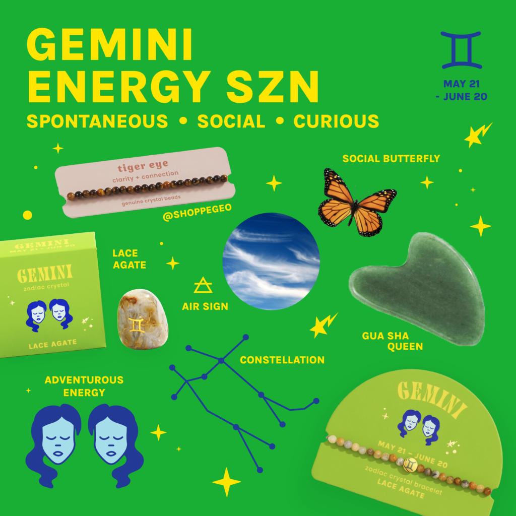 gemini energy - air sign, gua sha
